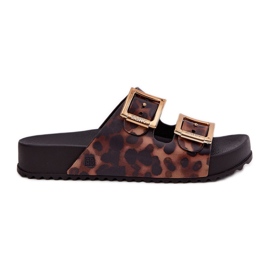 Zaxy Flip da donna profumata con fibbia Pokter RR285059 Brown marrone