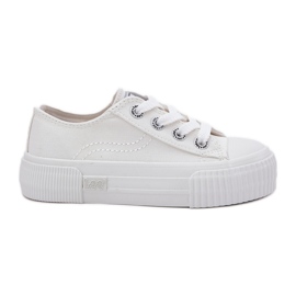 Sneaker giovanili per bambini Lee Isla C Low 50251058 White bianco