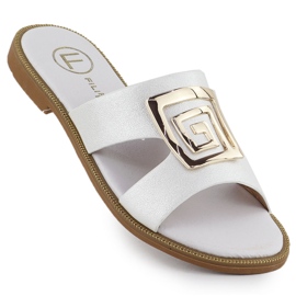 Infradito da donna con decorazione bianca filippo ds3703