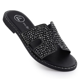 Infradito da donna con strass Black Filippo DK6973 nero