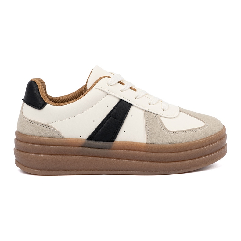 Shelvt Scarpe sportive beige da donna