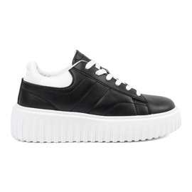 Shelvt Sneaker nere femminili con inserti bianchi nero
