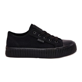 Sneaker materiali da donna sulla piattaforma nera di Big Star RR274775 nero