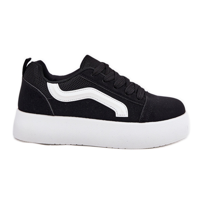 Inna Sneakers con plateau da donna nere nero
