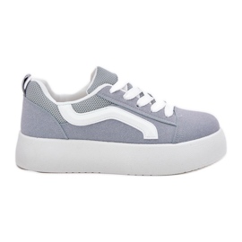 Inna Sneakers Platform da Donna, Blu