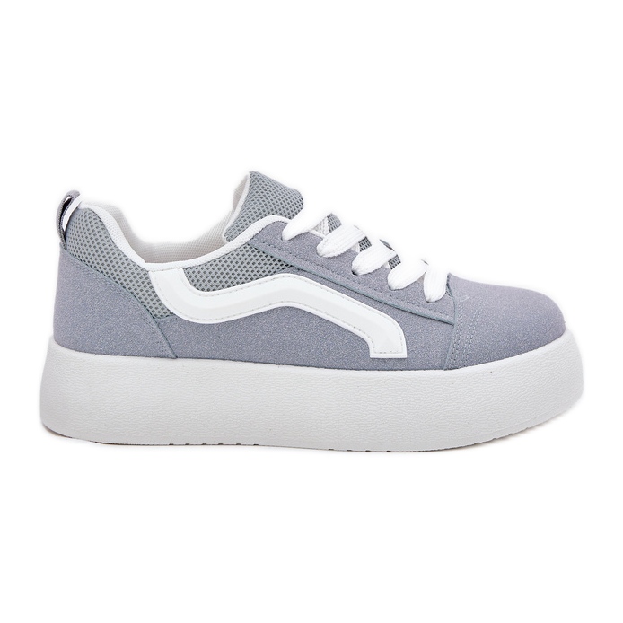 Inna Sneakers Platform da Donna, Blu