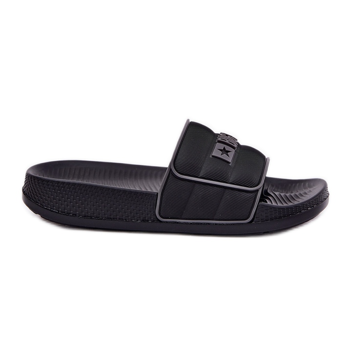Big Star's Big Star RR174A043 Black Flip -Flops nero