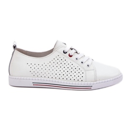 S.Barski Scarpe in pelle da donna S. Barski LR51-587 Bianco