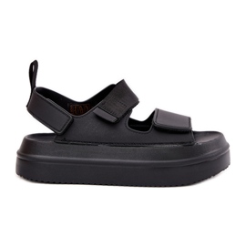 Inna Sandali femminili sulla piattaforma con velcro nero