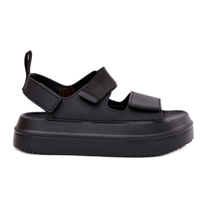 Inna Sandali femminili sulla piattaforma con velcro nero