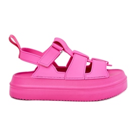Inna Sandali femminili sulla piattaforma fucsia rosa