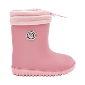 Inna Galoshe per bambini con uno scalda più rosa