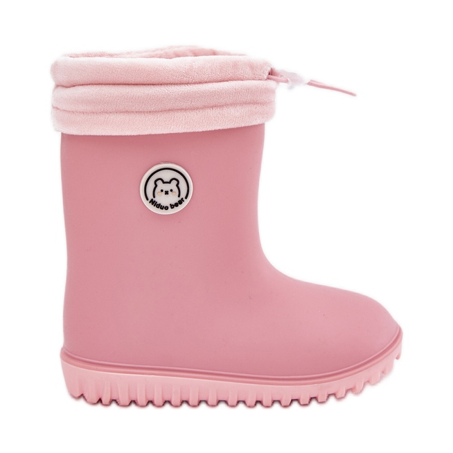 Inna Galoshe per bambini con uno scalda più rosa