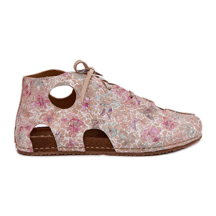 Stivali in pelle modellata Maciejka 03426-48 beige