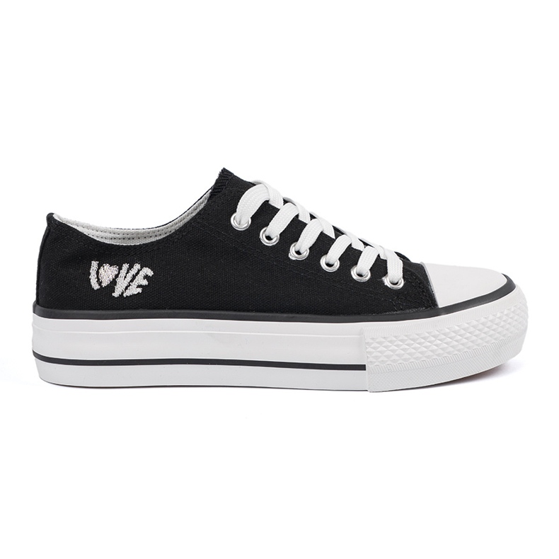 Shelvt Sneaker nere con l'iscrizione AMA DONNE nero