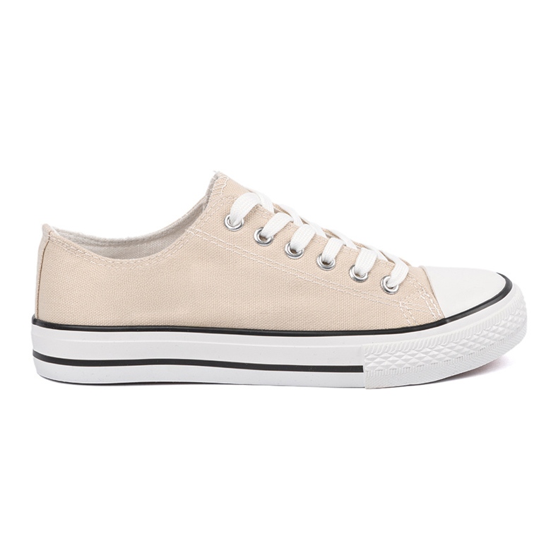 Shelvt Sneaker da donna beige classica