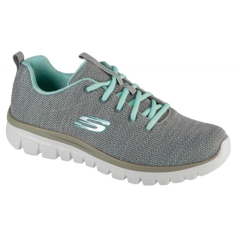Skechers Schechers Twisted Fortune Shoes 12614-gymn grigio