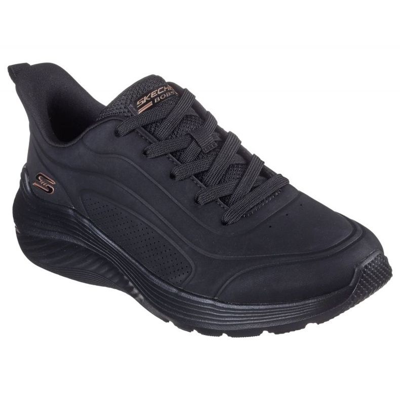 Skechers Schechers Bobs Squad Waves - Showing 117485 BBK Shoes nero