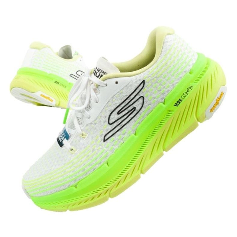 Skechers Scarpe da corsa Schechers Max Cushioning Premier 220835/WLM bianca