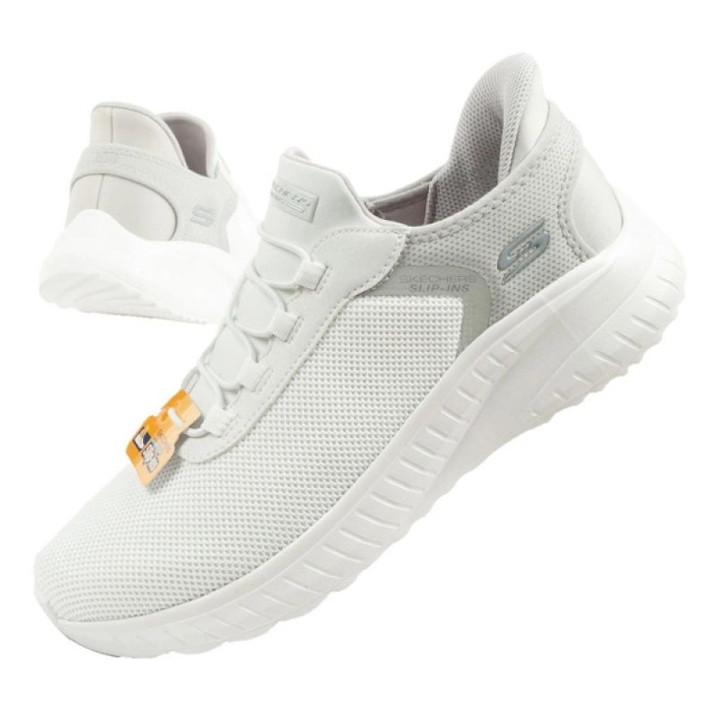 Skechers Schechers Bobs Squad Slip-Ins 118303/OFWT Scarpe bianca