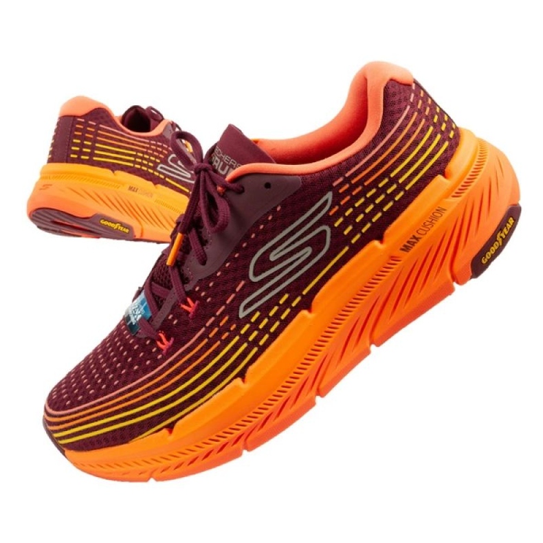 Skechers Scarpe da corsa Schechers Max Cushioning 220835/Burg arancia