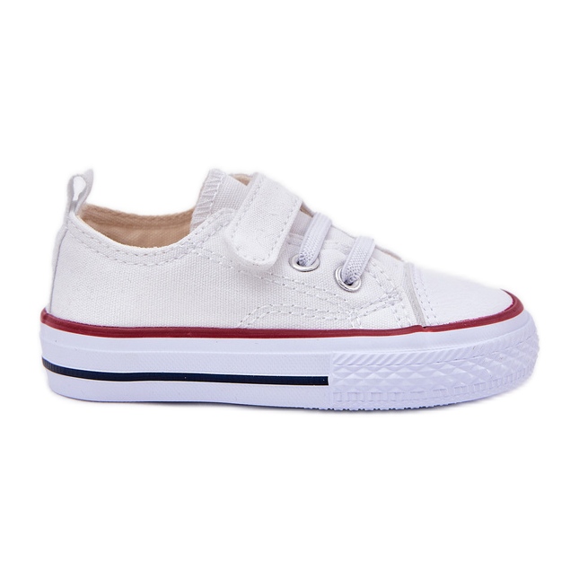 Inna Sneaker in velcro bianco bianca