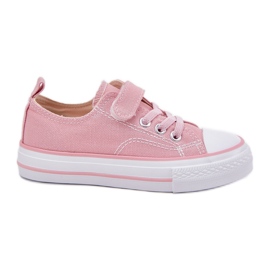Inna Sneaker per bambini in velcro rosa