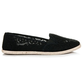 Mckeylor Ciabattine in pizzo nero