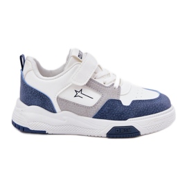 Sneakers per bambini leggero Big Star RR374053 White and Blue bianca