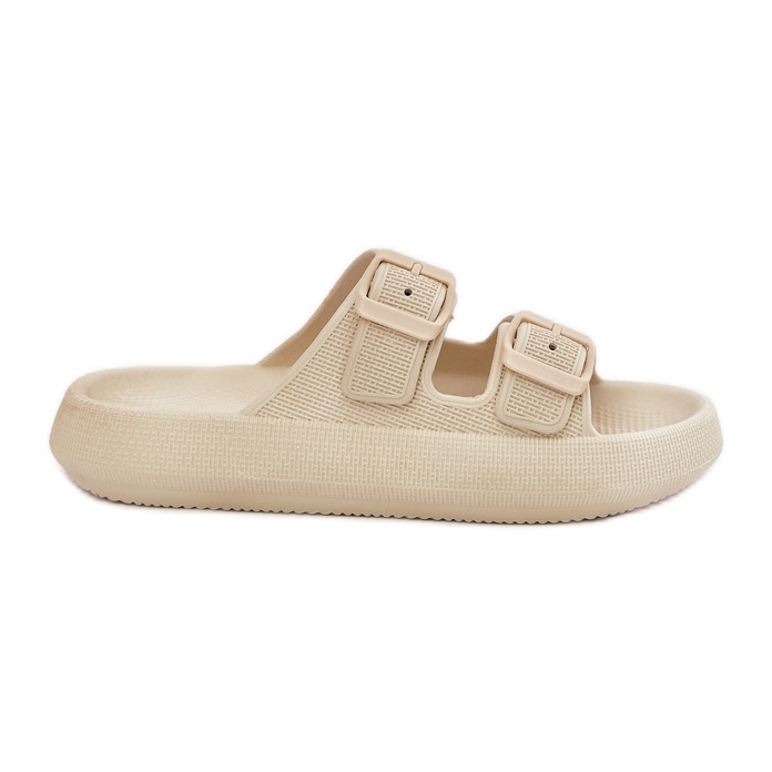 Inna Infradito da donna sulla piattaforma con fibbie beige