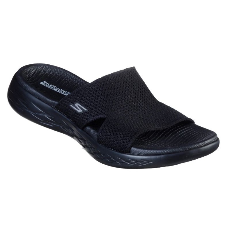 Skechers on-the-Go 600 Flip Flops-Oceanside in 140003-BBK nero
