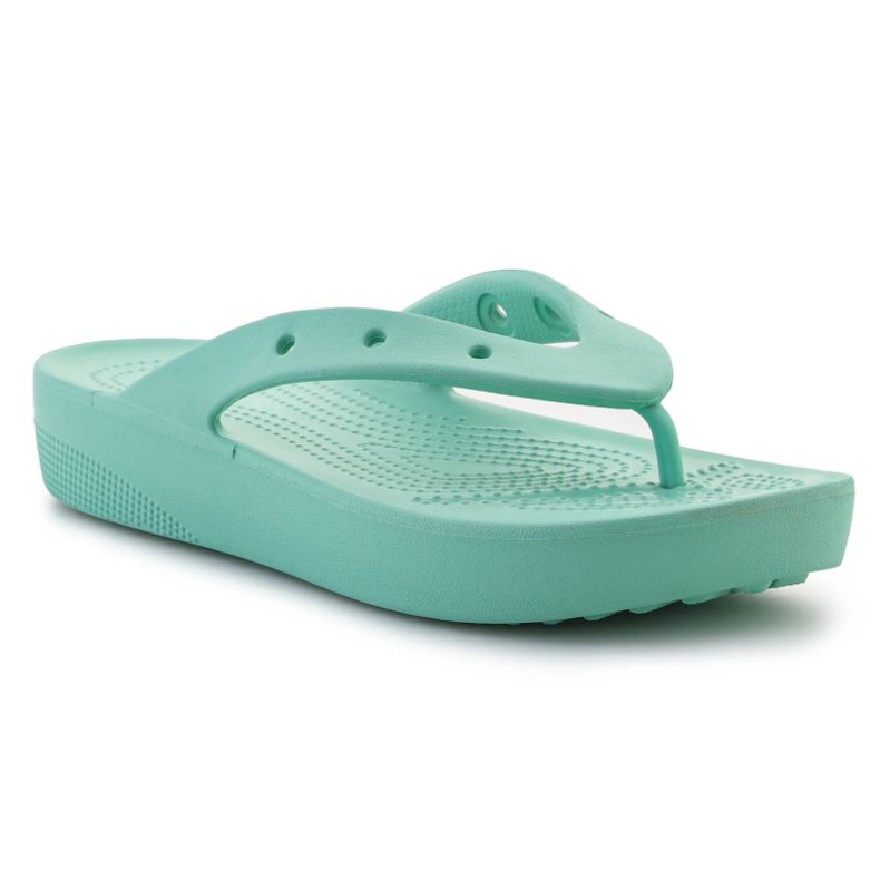 Flip-flops Crocs classico Platfrom Flip Oxygen 207714-3ug verde