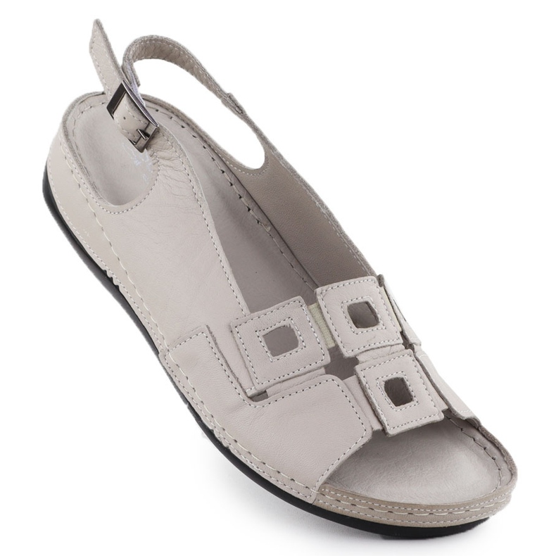 Sandali comodi da donna in pelle per spicchi grigi T.Sokolski L25-178 grigio