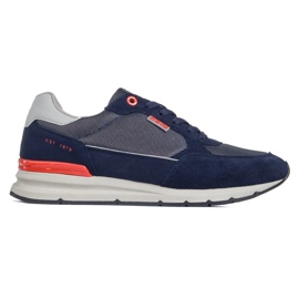 Scarpe sportive da uomo Memory Foam Big Star LL174122 Blu navy