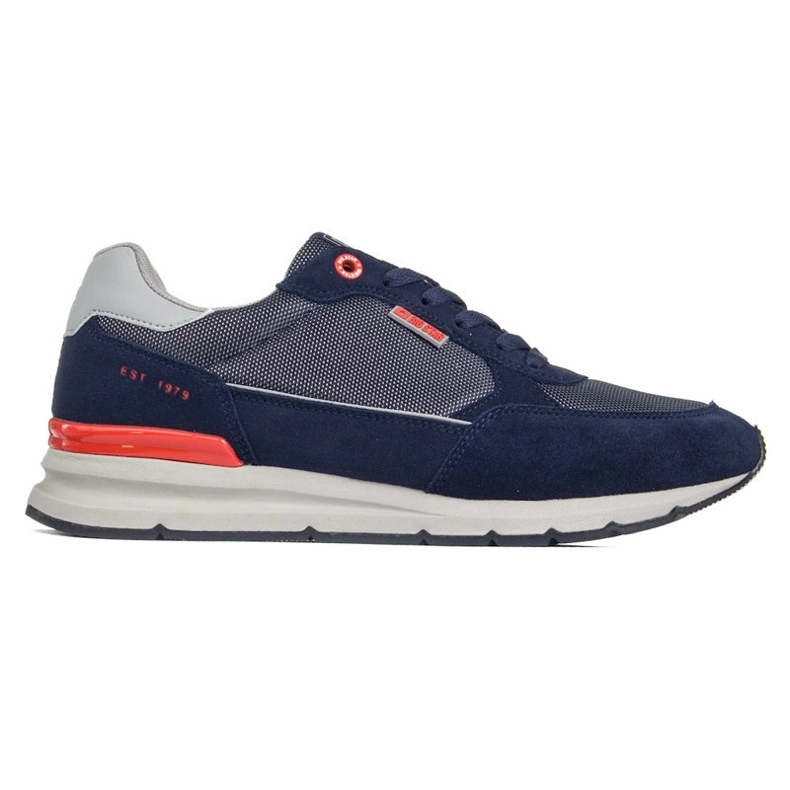 Scarpe sportive da uomo Memory Foam Big Star LL174122 Blu navy