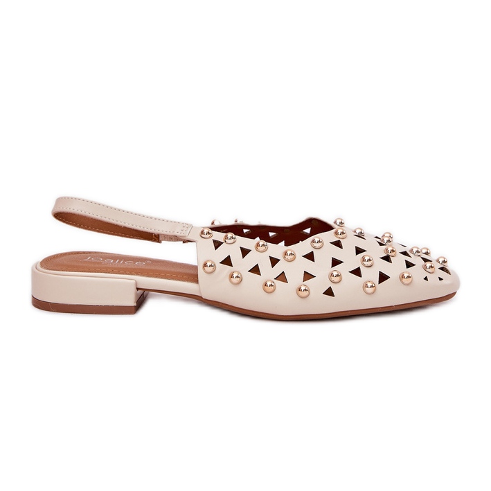 Inna Piatto decorato -eed ballerinas beige