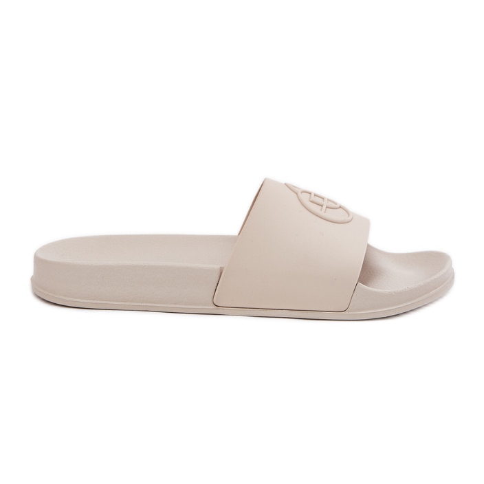 EVento Pantofole da donna leggera con beige pressante decorativo