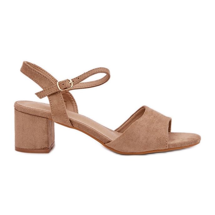 EVento Sandali beige di eco siedi classici da donna classica