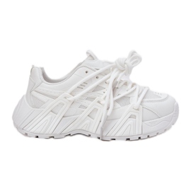 Sneaker femminili con doppio allacciatura bianco
