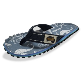 Gumbies Gambies giapponese Islander Flip-Flops Unisex Seahorse Gu-Fisl152 blu