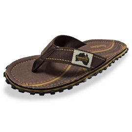 Gumbies Gambies giapponese Islander Flip-Flops Unisex Aboriginal Gu-Fisl095 marrone