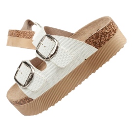 Lee Cooper LCW-25-35-3496L Flip-Flops bianco