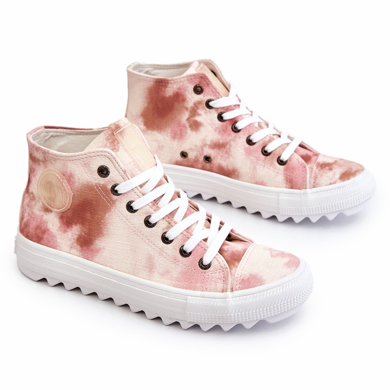 Sneakers da donna Big Star LL274048 Beige-Rosa