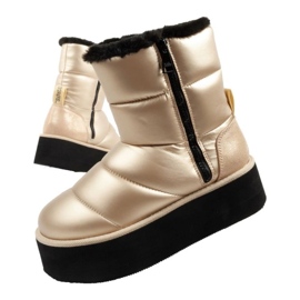 Scarpe, stivali da neve karl lagerfeld thermo kl48554hgd d'oro