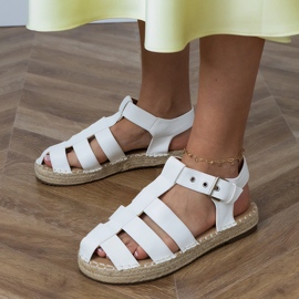 Sandali bianchi Espadrilles bianca
