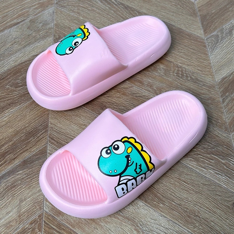 Flip per bambini rosa con la stampa