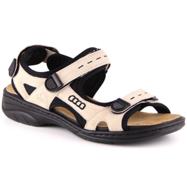 Rieker femminile 64582-60 sandali beige
