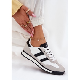 Sneaker bianche da donna basse bianca