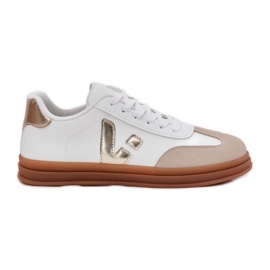 Sneaker in pelle bianca bianco