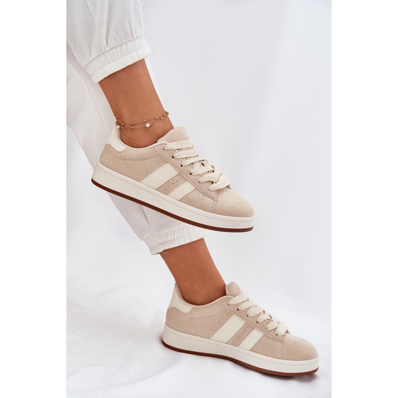 EVento Sneaker femminili con beige ecologio